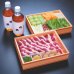 画像2: 【名物】特選和鴨のすき鍋セット（3人前） 国産鴨ロース使用 湯木特製鍋出汁付き 新鮮野菜セット 贈答用風呂敷包み (2)
